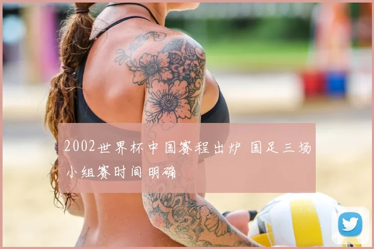 2002世界杯中国赛程出炉 国足三场小组赛时间明确